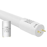 HOFTRONIC - LED Röhre 60cm 9 Watt T8 G13 LED Leuchtstoffröhre Flimmerfrei Warmweiß 3000K Tube Röhrenlampe 990 Lumen Lebensdauer: 30.000 Stunden Super Bright 3 Jahre G