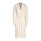 Dreiteiliger sexy Pyjama für Damen. Stilvolle und Trendige Homewear, weicher und bequemer Bademantel mit Gürtel. Geben Sie Ihnen EIN anderes Schlaferlebnis. Weihnachtsdekoration-Bathrobe||One S