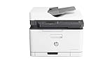 HP Color Laser 179fwg Multifunktions-Farblaserdrucker (Drucker, Scanner, Kopierer, Fax, WLAN, Airprint), weiß-g