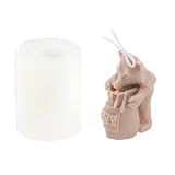 Yunnan Silikon Stereo Bär stehlen Honig Kerze Form Stump 3D Tier Honig Topf Bär Aromatherapie Bienenwachs Dekoration Form Bär Form Silik