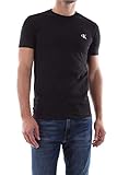 Calvin Klein Jeans Herren Ck Essential Slim Tee Hemd, Black, L