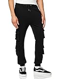 Urban Classics Herren Double Pocket Terry Sweat Pants Freizeithose, Black, XL