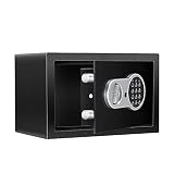 XJZHJXB Coffre-Fort de sécurité Pour le Bureau à Domicile, Caisse d'argent Avec verrouillage du Clavier, Coffre-Fort en Acier allié 4 Couleurs Boîte à bijoux Pour Les obj