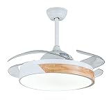YITIANTIAN Deckenleuchte Deckenventilator Licht Esszimmer Wohnzimmer Schlafzimmer Modern Minimalist Home One Deckenventilator Licht Deckenlampe W