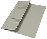 Esselte Leitz Ösenhefter, 1/2 Vorderdeckel, A4, kfm. Heftung, Manilakarton, g