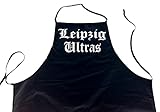 ShirtShop-Saar Leipzig Ultras; Städte Schürze (Latzschürze - Grillen, Kochen, Berufsbekleidung, Kochschürze), schw