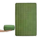 Tomor Camping Isomatte,TPU-Verdicktes Doppeltes Aufblasbares Kissen, Feuchtigkeitsbeständiges Kissen für Wildes Campingzelt, Tragbare Mittagspause-Siesta-Auflage, Aufblasbare Outdoor-Matratze (1)