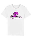 T-Shirt Copacabana Pink, Bio-Baumwolle, Unisex, Damen, Kinder Größe 42