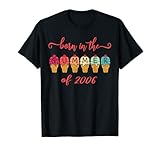 Geboren im Sommer 2006 - Retro Ice Cream Cone Birthday T-S