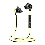 TianranRtStore Kopfhörer Ohrstöpsel Wasserdicht Stereo Sport DREI Farbe #6568 (Yellow, One Size)