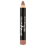 Maybelline New York Make-Up Lippenstift Color Drama Lipstick Nude Perfection/Zartes Hellbraun mit mattierendem Finish, 1 x 2 g