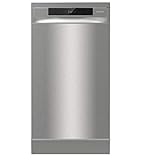 Gorenje GS 541D10 X Freistehender Geschirrspüler / SuperSilent / 11 Maßgedecke / 5 Programme / Programmanzeige / TotalDry / Silber, 45 cm b