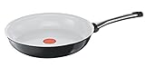 TEFAL TALENT KERAMIK Pfanne C40404 24cm | Keramikbeschichtung | für scharfes Anbraten und knusprige Ergebnisse mit etwas Öl | Thermo-Spot | für alle Herdarten geeignet, inklusive Induk