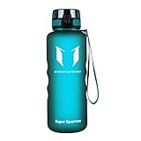 Super Sparrow Trinkflasche - 1.5L - Wasserflasche Auslaufsicher -Sportflasche BPA-Frei | Schule, Sport, Wasser, F