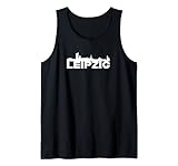 Leipzig Sachsen City Skyline Silhouette Tank Top