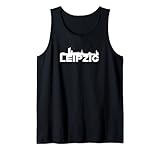 Leipzig Sachsen City Skyline Silhouette Tank Top