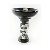 Aisha Bowl Shisha Hookah Tabakkopf Wasserpfeifen Kopf - Handgemachter Pablo Escobar/Don Corleone (Pablo Escobar)