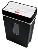 Olympia PS 54 CC Profi Aktenvernichter (mit Partikelschnitt, Sicherheitsstufe P4, Kreditkarte, 8 Blätter 80 g/m², Papierschredder fürs Büro, Papiervernichter, Reißwolf mit Papierkorb, Sichtfenster)