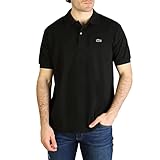Lacoste Herren Poloshirt L1212, Schwarz (Noir), S