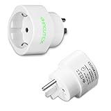 Incutex 2X USA Reiseadapter US Reisestecker EU USA Adapter travel Plug usa Typ B Steckdosenadapter USA Kanada, weiß