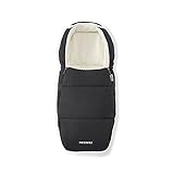 Recaro Kids, Fußsack Babyschale, Zubehör für Babyschalen, wasserabweisend, kuschelig, einfach zu bedienen, kompatibel mit Recaro Babyschalen, Select Night Black