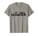 SCHWEDEN Natur Fjorde Geschenk Germanen Wikinger T-S