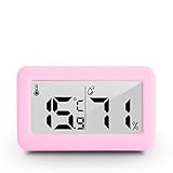 SHENGYANG 1 cm dünn, elektronisches Smart Home-Thermometer und Hygrometer, Haushaltsthermometer, Trocken- und Nassmessgerät für Innenräume, einfach abzulesen, Vier Farben zur Auswahl-W