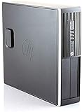 HP Elite 8300 - Desktop PC (Intel Core i7-3770, 8GB de RAM, Scheibe SSD 120GB + 500GB HDD, Windows 10 Pro 64 Bits) (Generalüberholt) AZERTY