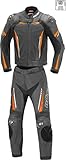 Büse Imola 2-Teiler Motorrad Lederkombi Schwarz/Orange 56