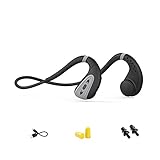 Easycosy Knochenschall Schwimm Kopfhörer Bluetooth Bone Conduction IPX8 Wasserdicht mit Mikrofon Open Ear Kabellos MP3 Musik Player 8G Speicher Staubdicht für Sport Radfahren Jogg