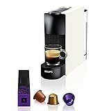 Krups Nespresso XN1101 Essenza Mini Kaffeekapselmaschine, 1260 Watt, weiß, 0,7 L