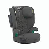 Graco EverSure i-Size Kindersitz, leichter Autositz ab ca. 3,5 bis 12 Jahre (100-150 cm), Seitenaufprallschutz, Konnektoren zur Fixierung am Isofix-System des Autos, mitwachsend, Getränkehalter, I