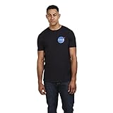Nasa Herren Core Logo T Shirt, Schwarz (Black Blk), L EU