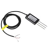 Shanrya Bodenfeuchte-Detektor, Bodenfeuchte-Tester IP68 Schutz Temperaturkompensation Zero Drift für Garten für Landwirtschaft für Gewächshäuser(Ausgang 4-20mA, Arbeitsspannung 12～24V)