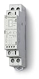 Finder 223200124340PaS Schalter-Modular-Stecker 12 V AC/dc 2 A, Nr. 25 AgSnO2 mechanischer Anzeige/LED, mit S