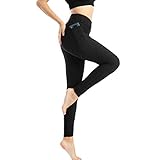 Blingko Yogahose Damen - Tik Tok Leggings Bauchweg Laufhose Seamless Tights Sporthose Fitness Training Stretchhose Elastische Streetwear für zum Laufen Radfahren F