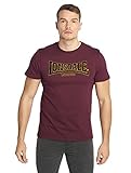 Lonsdale Unisex Langarmshirt T-Shirt Slim Fit CLASSIC rot (ochsenblut) Larg