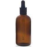 Braunglasflasche mit Pipette, leere braune Kosmetex Glasflasche, Pipettenflasche mit kompletter Pipettenmontur, 100