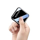 Tayrix 20000mAH Powerbank - Schwarz - Hohe Kapazität - Kompatibel mit allen Smartphones und Tablets - 2 Geräte gleichzeitig aufladen - Micro USB & C Input - 2 LED L