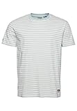 Superdry Mens M1010894A CALI SURF Breton Tee, Sunken Sage Stripe, M