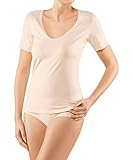 FALKE Damen Daily Climate Control T-Shirt Outlast W UW Unterwäsche, Beige (Vale 4016), L