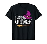 I Smell Kinder Lehrer Halloween Party Hexe Easy Kostüm T-S