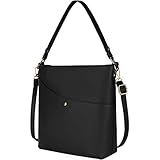 Lubardy Handtasche Damen Leder Shopper Damen Groß Casual Wasserdichte Schultertasche Arbeitstasche Elegante Umhängetasche Leder Fashion Schw