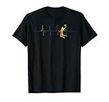 Regenbogen Herzlinie Basketball T-S