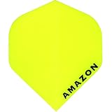 Designa Amazon Dartpfeile, 100 Mikron, Gelb, 10 Sets (30 Teile)