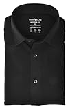Marvelis Modern Fit Hemd Langarm New Kent Kragen Jersey schwarz Größe 41