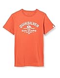 Quiksilver Jungen T-Shirt Creators of Simplicity - T-Shirt für Jungen 8-16, Chili, S/10, EQBZT04218