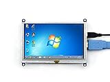 Waveshare Touch Screen 5 inch LCD B HDMI interface 800*480 Resistive with Bicolor case for all Raspberry