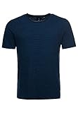 Superdry Herren Studios Hemp Blend Tee T-Shirt, Eclipse Navy/Twilight Blue Stripe, XXL