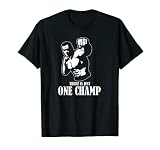 Herren Ein Champ Halten Sie es einfach Master Achievement Grace Punching Man T-S